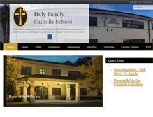 Tablet Screenshot of hfcatholicschool.com